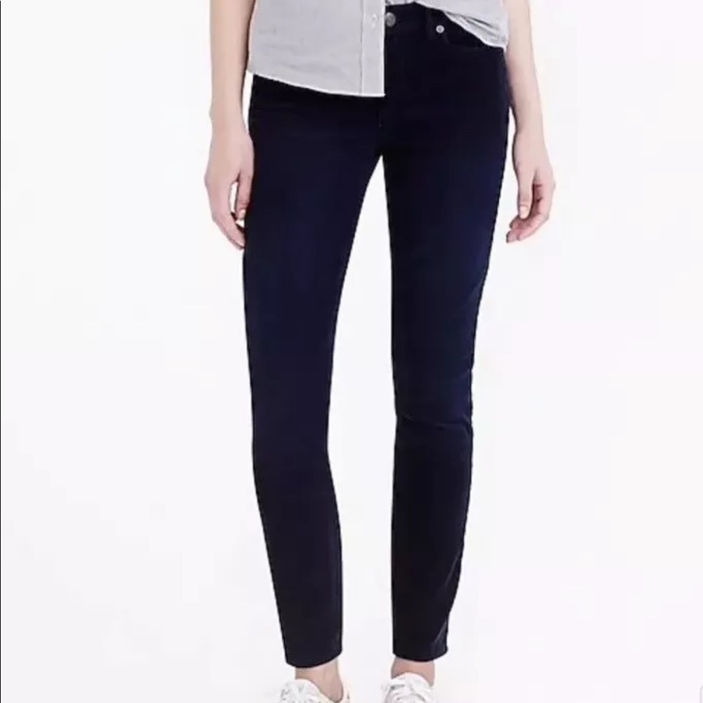 J.Crew Navy Ankle Zipper Corduroy Jeans!